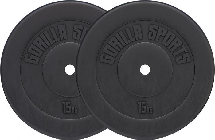 Produktbild Gorilla Sports Hantelscheiben (2 x 15 kg)