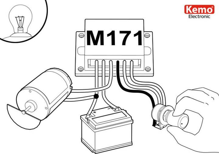 Actual product image Kemo Power controller module M171