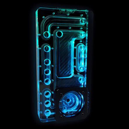 Actual product image Stealkey Customs SK-UNI 240D Distroplate D-RGB - Black Edition