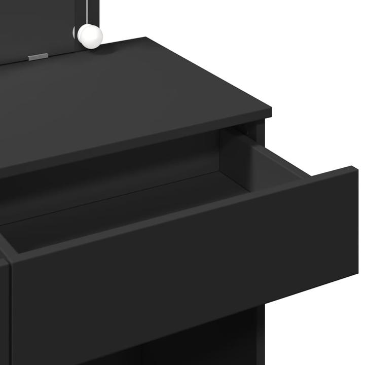 Actual product image VidaXL Dressing table with LED lighting (100 x 40 x 120 cm)