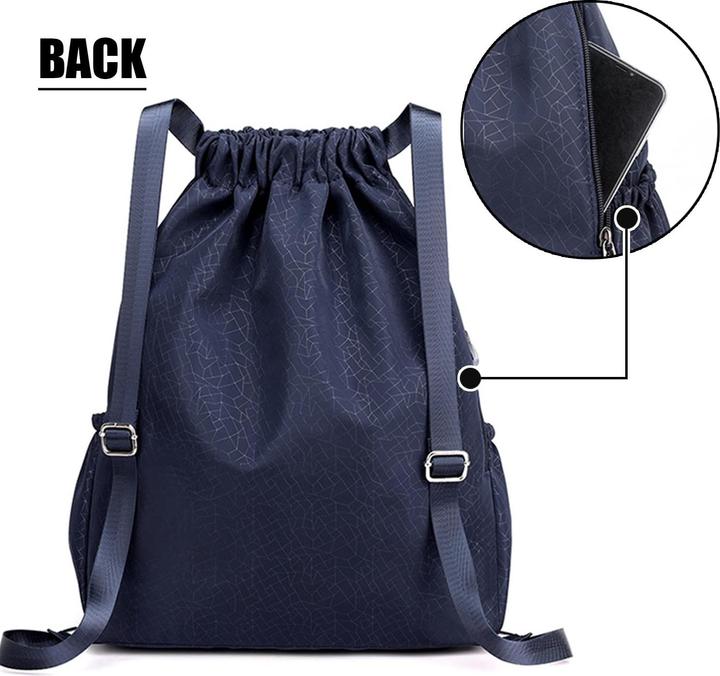 Actual product image Only-Bags.Store Sport Turnbeutel, wasserdichte Tasche Unisex Rucksack Daypack Gym Bag, Sporttasche Tasche für