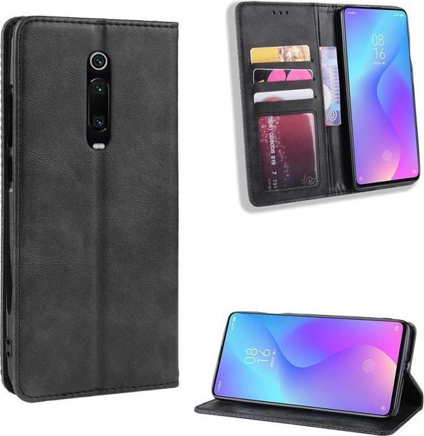 Produktbild MU Style Vintage Style Leder Bookcover Hülle (Xiaomi Mi 9T Pro)