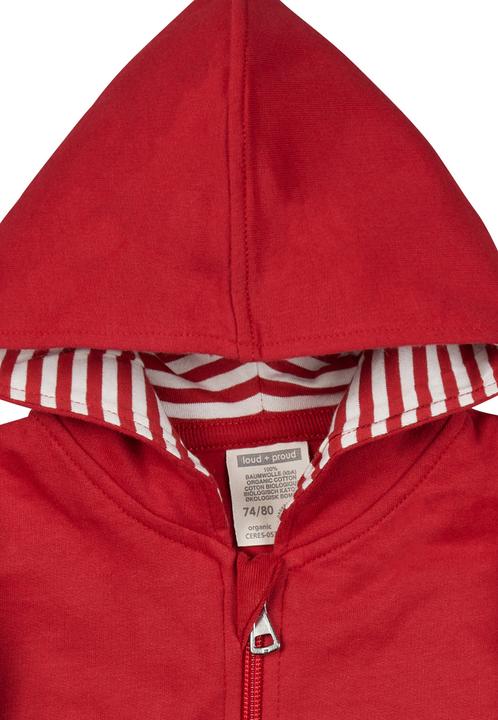 Produktbild loud + proud Kapuzenjacke (74, 80)