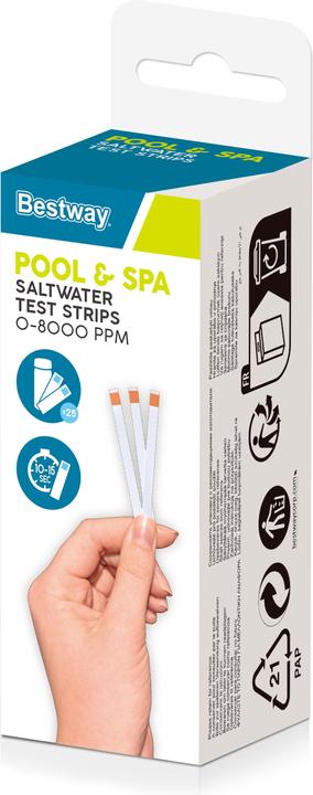 Actual product image Bestway Saltwater test strips (29 g)