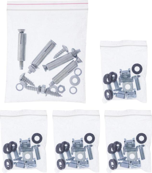Productafbeelding InLine 19" rek voor montage onder tafel, 4U, zwart