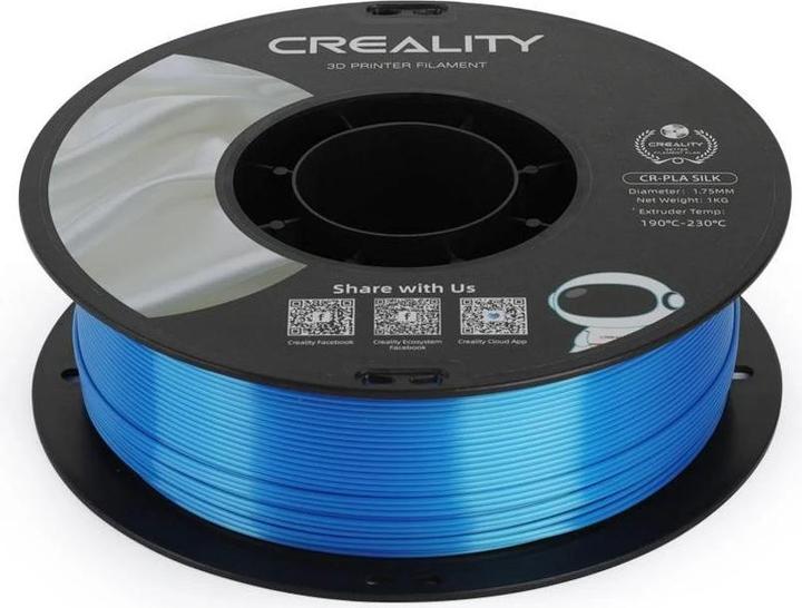 Immagine prodotto Creality Filament PLA Silk (PLA, 1.75 mm, 1000 g, Blu)