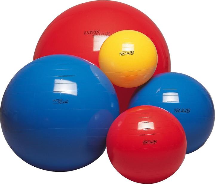 Actual product image Ledraplastic Gymnic exercise ball, ø 45 cm, yellow (45 cm)