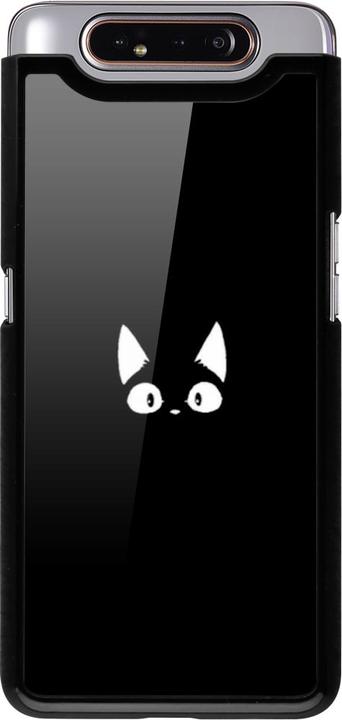 Actual product image PhoneLook Coque Funny cat on black (Samsung Galaxy A80)