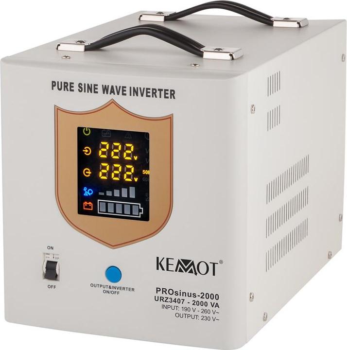 Actual product image Kemo URZ3407 PROsinus-1200 Emergency power supply