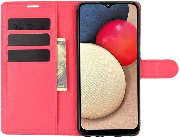 Produktbild MU Classic Litchi Leder Bookcover Series (Samsung Galaxy A02s)