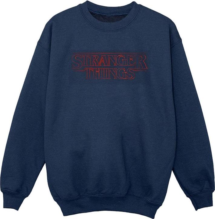 Netflix Stranger Things Glow Logo Sweatshirt Jungen
