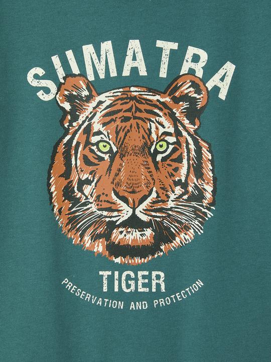 Produktbild Vertbaudet Jungen T-Shirt mit Tiger und Recycling-Baumwolle (92)