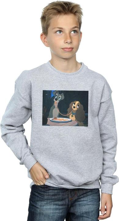 Immagine prodotto Disney Lady And The Tramp Spaghetti Slurp Felpa Ragazzi (152, 158)