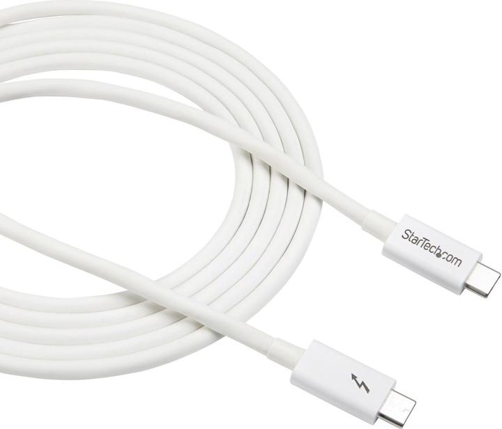 Produktbild StarTech Kabel USB USB-C - USB-C 2 m Weiss (TBLT3MM2MW) (2 m, USB 3.1, 100 W)