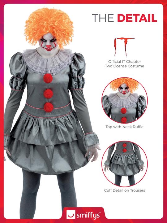 Produktbild Smiffys Pennywise Chapter 2 Kostüm für Frauen (S)