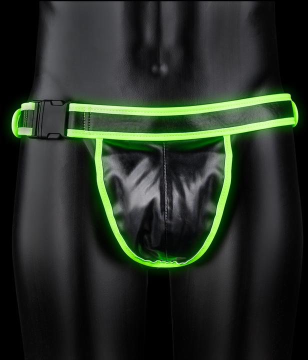 Actual product image Ouch! Buckle Jock Strap - Glow in the Dark (L)