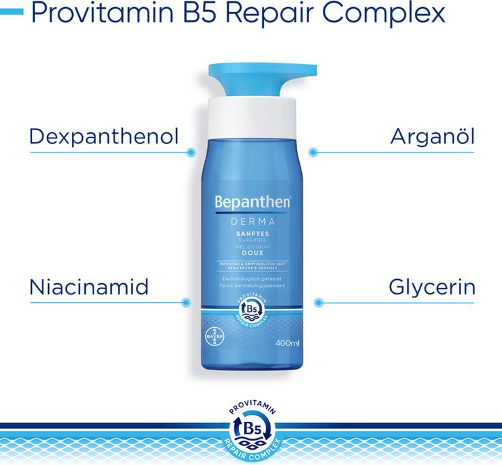 Actual product image Bepanthen Derma Gentle Shower Gel (400 ml)