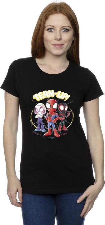 Image du produit - T-shirt SPIDEY AND HIS AMAZING FRIENDS SKETCH - Femme (S)