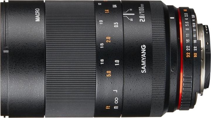 Produktbild Samyang 100mm f/2.8 ED UMC Makro - Nikon F (Nikon F, Vollformat)