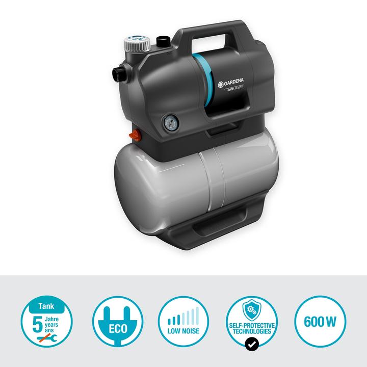 Produktbild Gardena Hauswasserwerk 3800 Silent CH E1 (Hauswasserpumpe)