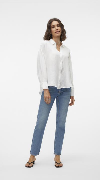 Actual product image Vero Moda Vmmelaney Queeny Ls Shirt Wvn Noos (L)