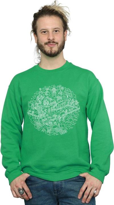 Produktbild Star Wars Christmas Death Star Sweatshirt (L)