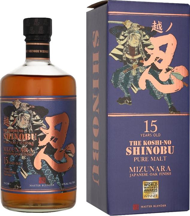 Image du produit Helios Distillery Shinobu Pure Malt 15 Y.O. 43% Vol. 0,7l (Whisky japonais)
