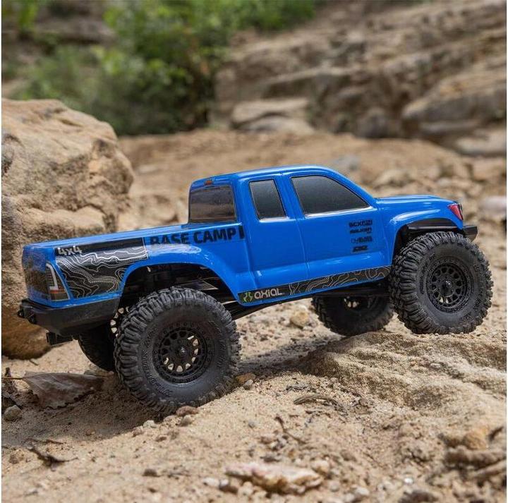 Produktbild Axial Rock Crawler SCX24 Base Camp 4WD, Blau RTR 1:24 (RTR Ready-to-Run)