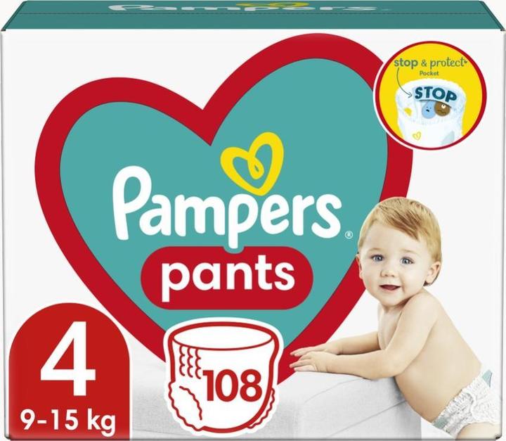 Produktbild Pampers Pants (Gr. 4, Halbmonatsbox, 108 Stück)