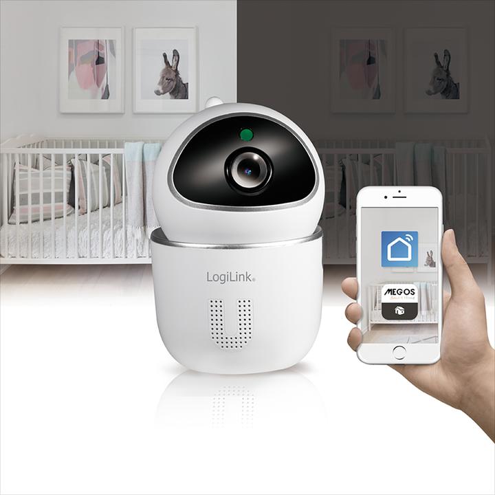 Produktbild LogiLink Smart Home Wi-Fi Camera 360 Degree (1920 x 1080 Pixels)