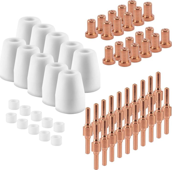 Produktbild Stahlwerk Verschleissteile Set 60 Teile für Plasmaschneider PT-31 Plasmazubehör