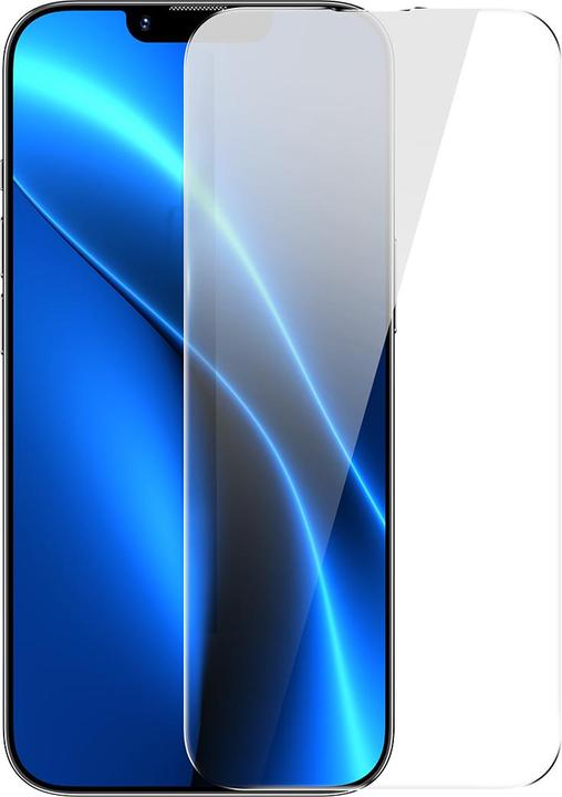Produktbild Baseus All-glass Crystal Tempered Glass EasyStick Film iP14 (Pack of 2) (2 Stück, Apple iPhone 13 Pro Max, Apple iPhone 14 Plus)