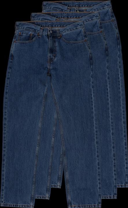 Levis 505 Jeans Straight Fit stonewash 3-Pack