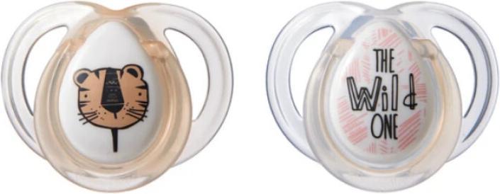 Image du produit Tommee Tippee Any Time Sucette classique pour bébé Silicone (2 x, jusqu'à 6 M.)