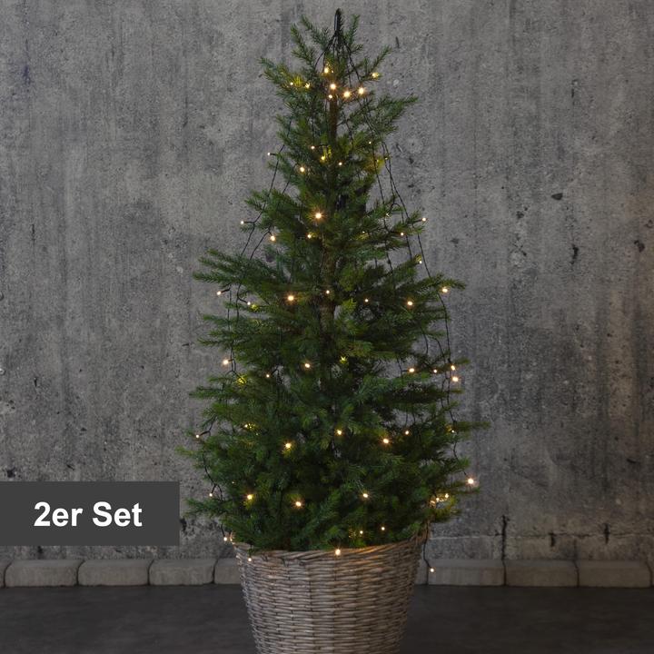 Immagine prodotto Star Trading Tree Coat Catena Leggera Batteria da Esterno | Cappotto per albero a LED |set di 2 cate (0.29 m)