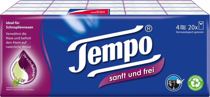 Tempo Taschentücher sanft und frei