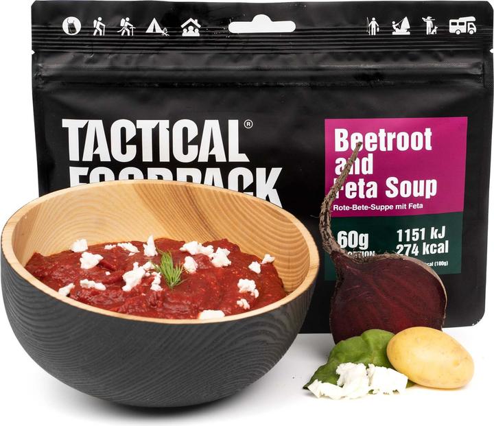 Produktbild Tactical Foodpack Beetroot and Feta Soup (1 Stück, 60 g)