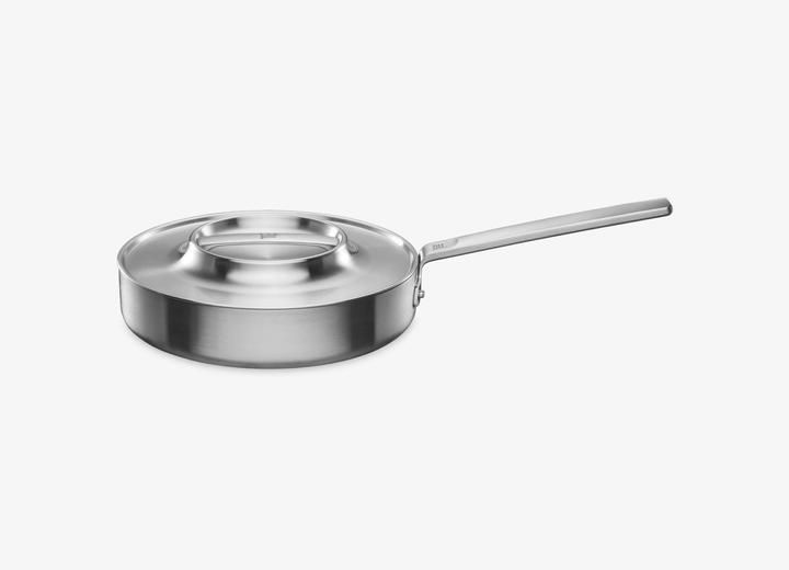 Actual product image Fiskars Norden Steel Sauté pan,with lid, 26cm, coated (Frying pan, Stainless steel)