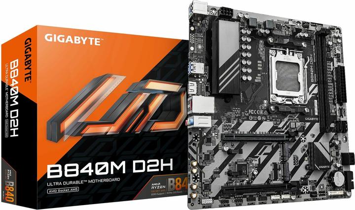 Produktbild Gigabyte B840M D2H (AM5, AMD B840, mATX)