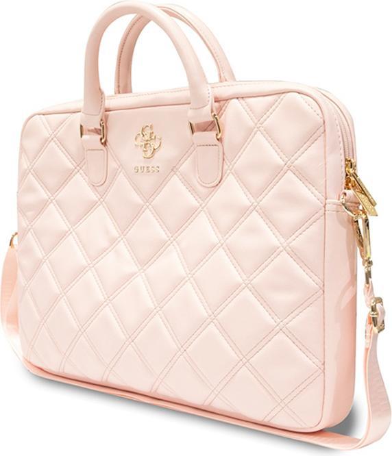 Image du produit Guess PU Grained 4G Metal Logo Computer Bag 15/16 - rose (16")