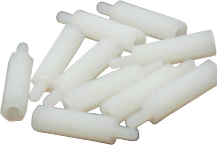 Produktbild DFRobot M3x20mm Nylon Distanzbolzen Abstandhalter Set 10 Stück