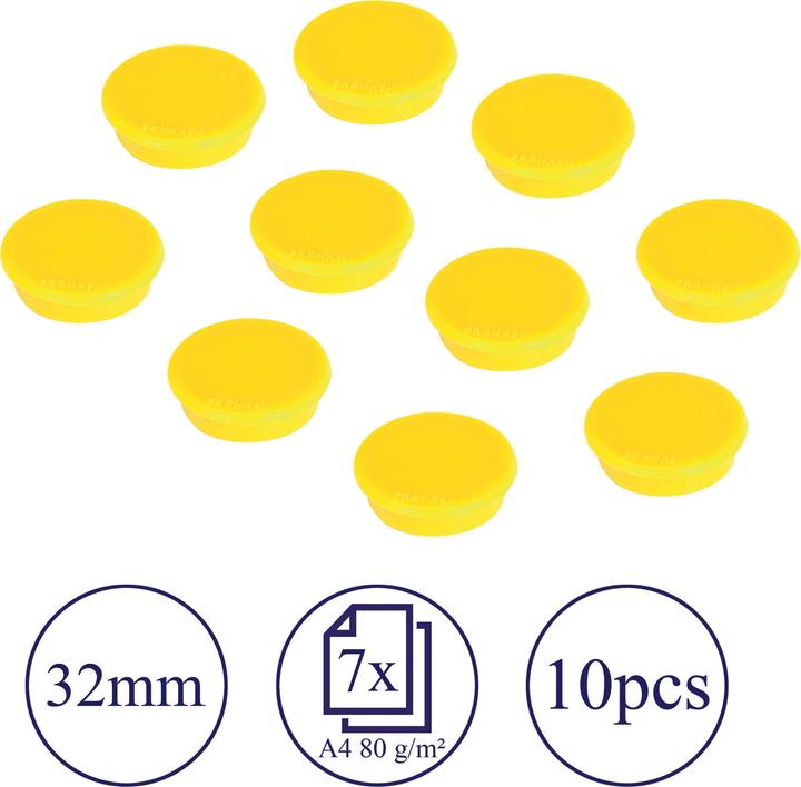Produktbild Franken Magnet rund (10 x)
