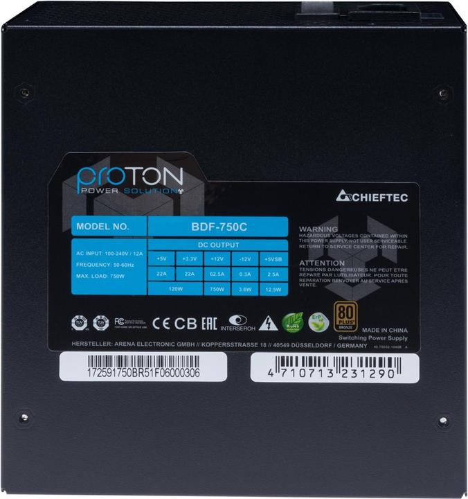 Produktbild Chieftec Bdf-750c (750 W)