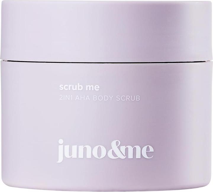 Juno & Me 2in1 AHA Body Scrub: Körperpeeling mit Vulkangestein (160 ml)