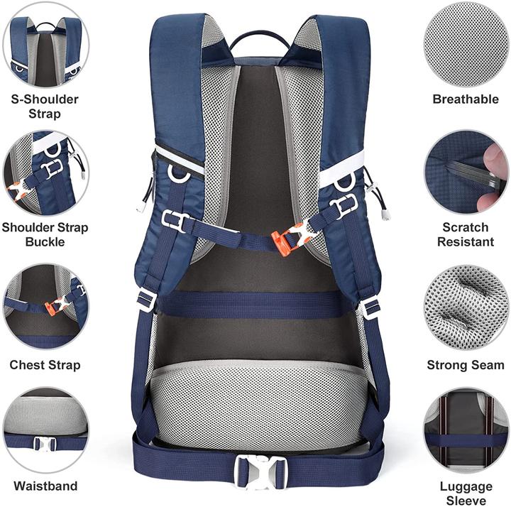 Immagine prodotto Homiee Zaino da trekking (45L, blu) (45 l)