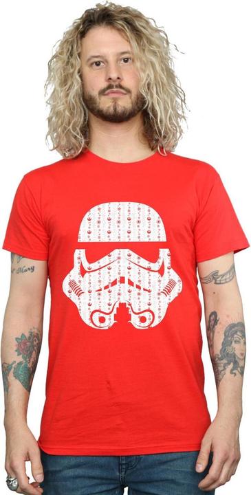Immagine prodotto Star Wars Christmas Stormtrooper Helmet Maglietta Uomo (3XL)