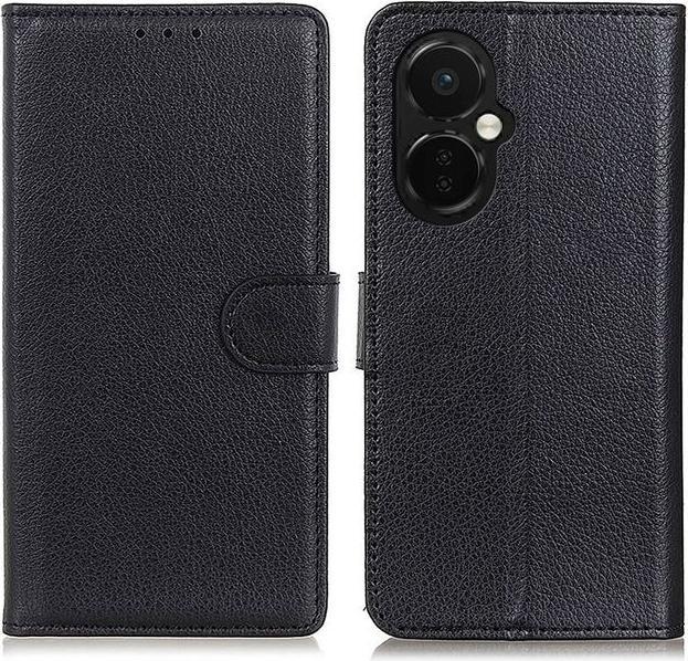 Actual product image MU Classic Litchi Leather Bookcover Series (Oppo North CE 3 Lite)
