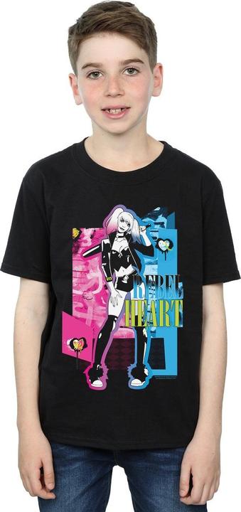Image du produit - T-shirt HARLEY QUINN REBEL HEART - Garçon (104)