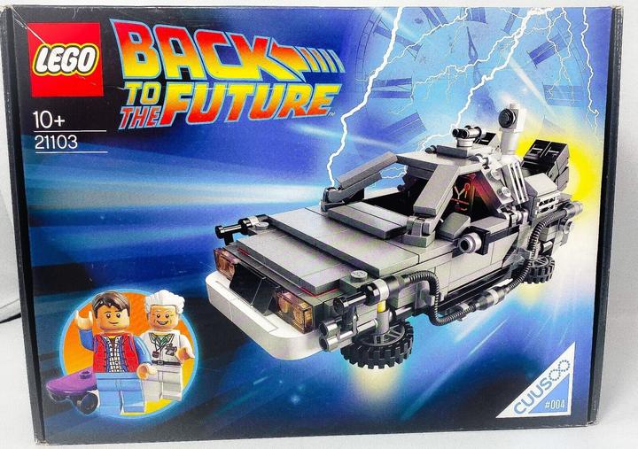 Actual product image LEGO Cuusoo DeLorean time machine (21103, LEGO Ideas)