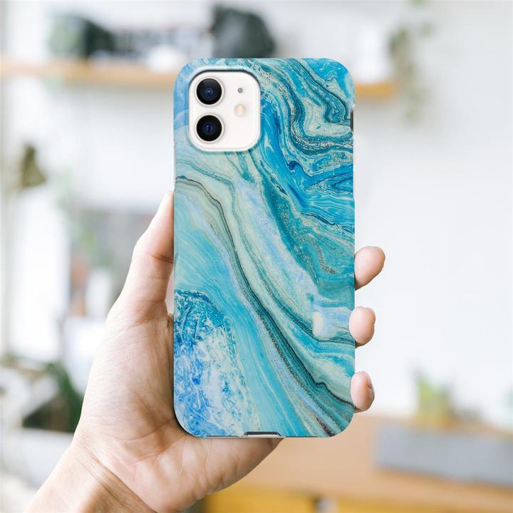 Image du produit Cadorabo Couverture IMD TPU Marbre coloré (Apple iPhone 12 Pro Max)